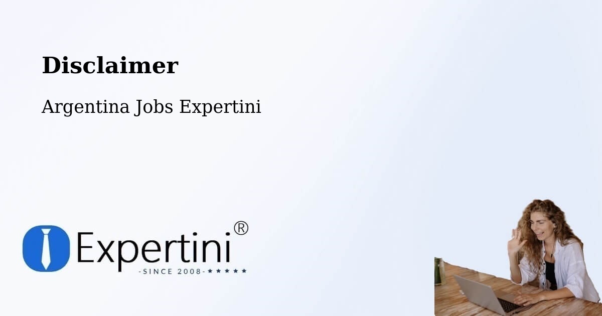 Disclaimer – Santa Fe - Argentina Jobs Expertini